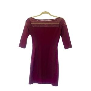 BB Dakota  by Steve Madden Burgundy Bodycon Dress​​​